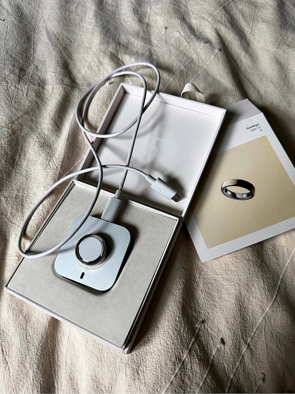 Oura Ring Gen 5 in Gold size 10
